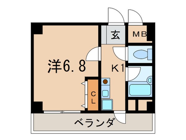 ラポール今津の物件間取画像